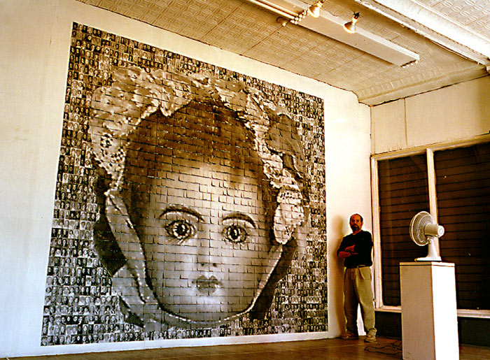 Dollface installation at the Bronx River Gallery, New York City