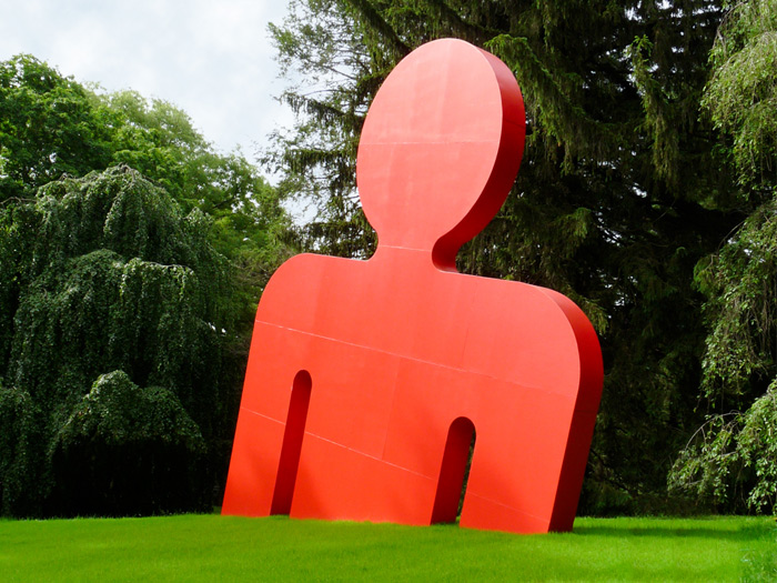 Public Art Sculpture Ozymandias, Decordova Sculpture Park, Lincoln, MA